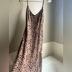 Express Maxi Printed Dress with Slip